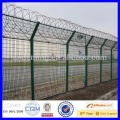 50 * 100 мм сваренный забор аэропорта с квадратным столбом y